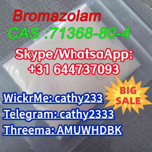Top Bromazolam CAS71368-80-4 quality fast delivery - foto 4