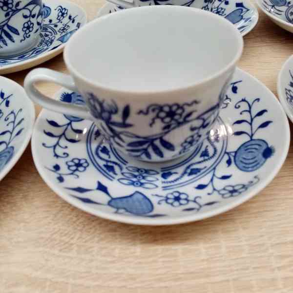 Porcelánová sada šálků a podšálků BOHEMIA INGLAZED - foto 2