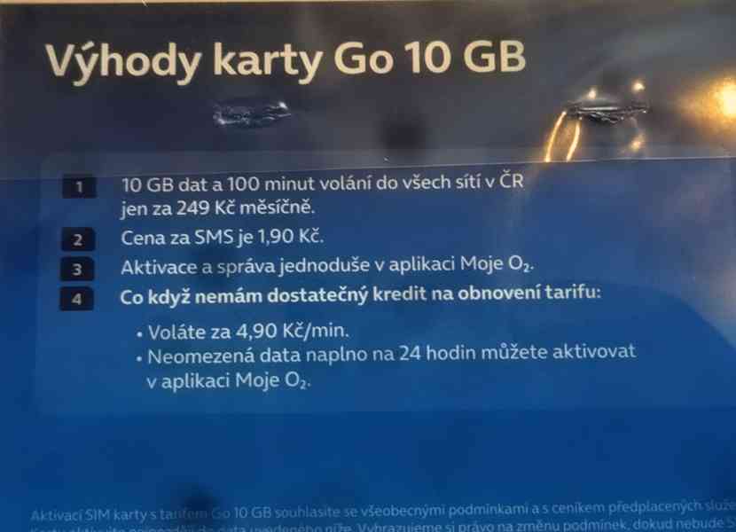 5G SIM karty O2 DATAMANIA - Různé tarify/před nabité  - foto 5