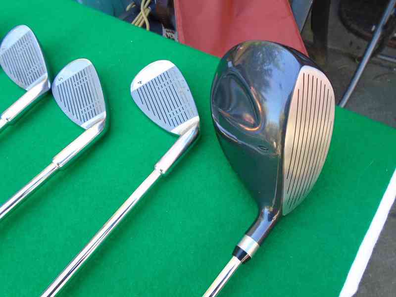 Golfový set sada hole pro leváka Verdict 8 ks málo hrané+vak - foto 12