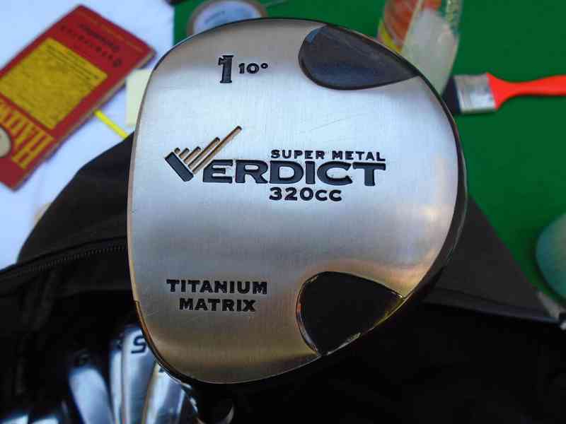 Golfový set sada hole pro leváka Verdict 8 ks málo hrané+vak - foto 5