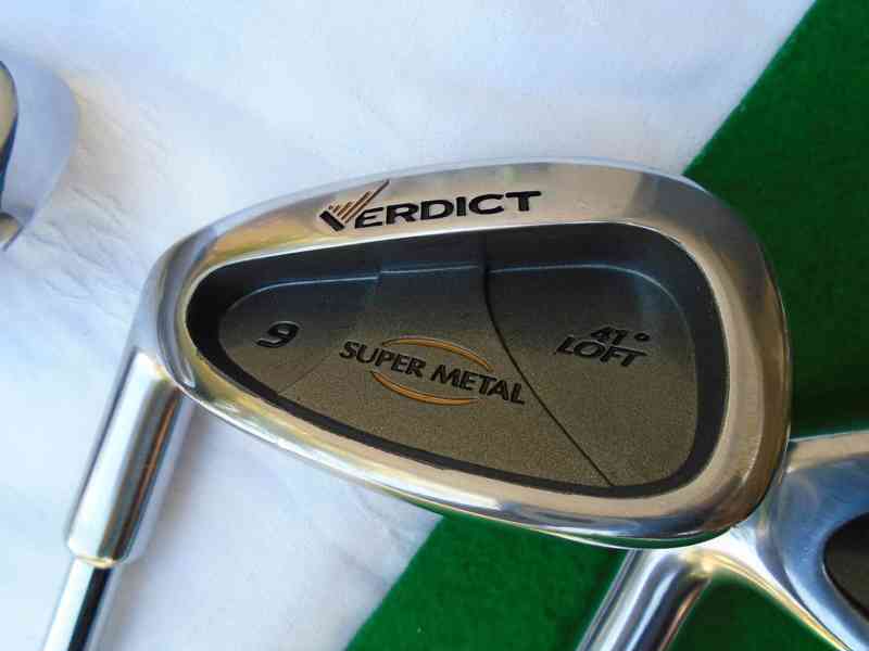 Golfový set sada hole pro leváka Verdict 8 ks málo hrané+vak - foto 20