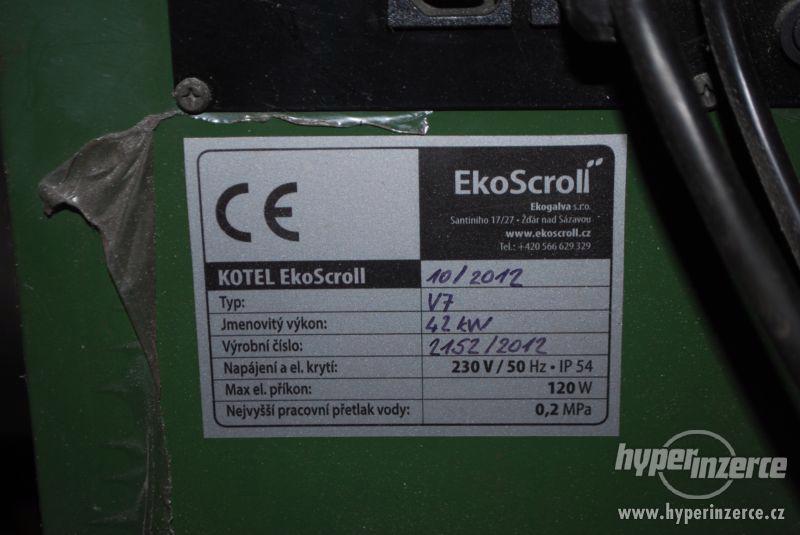 Automatický kotel EkoScroll 42 kW 3 sezony v provozu - foto 6