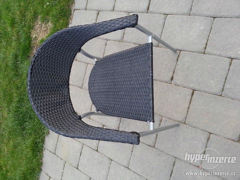 Ratanová židle - umělý ratanový výplet - foto 2