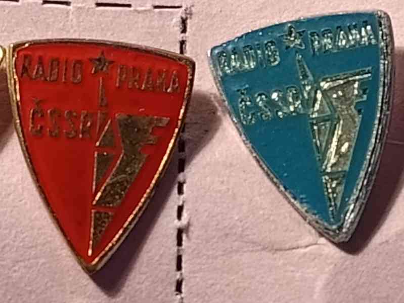 Sada šesti sběratelských odznaků Radio Praha ČSSR  - foto 3