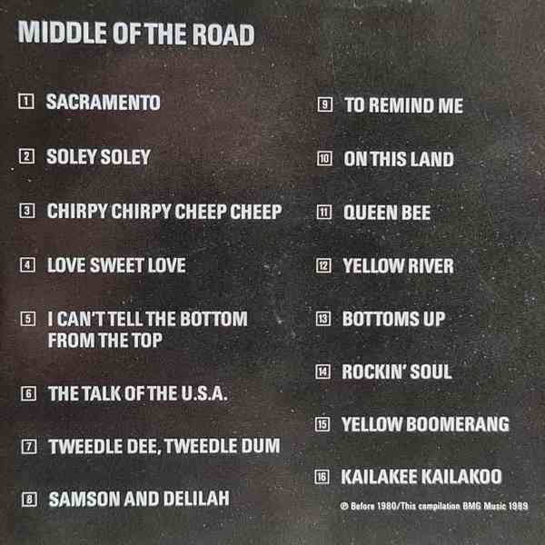 CD - MIDDLE OF THE ROAD - foto 2