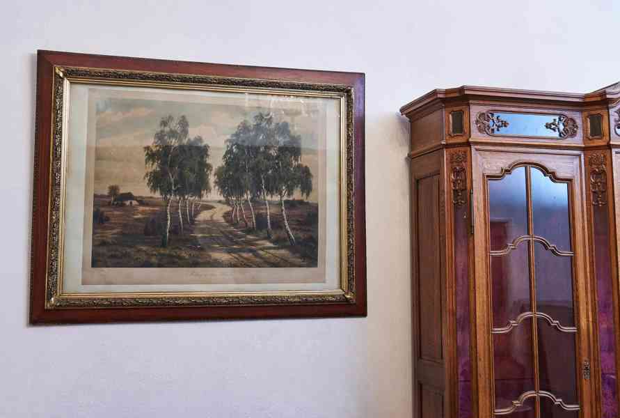 „Mittag in der Heide“ – krajina s břízami od H. Schmidta - foto 3