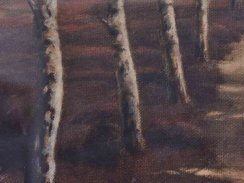 „Mittag in der Heide“ – krajina s břízami od H. Schmidta - foto 4
