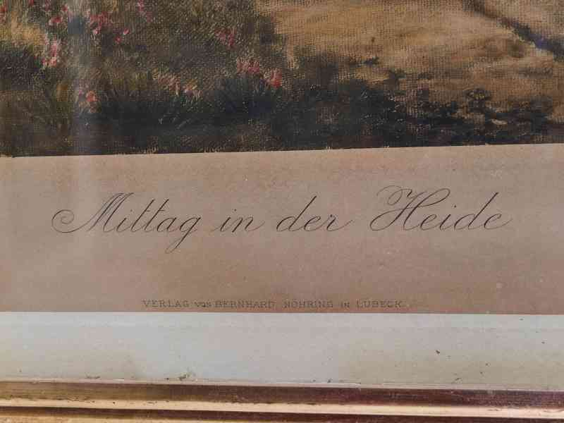 „Mittag in der Heide“ – krajina s břízami od H. Schmidta - foto 7
