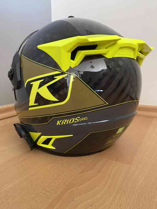 Přilba na motorku KLIM KRIOS PRO Carbon + Cardo - foto 3