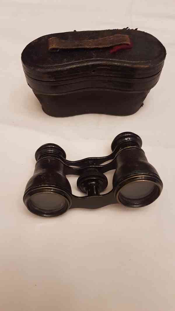 Mosazné starožitné divadelní kukátko menší - foto 4