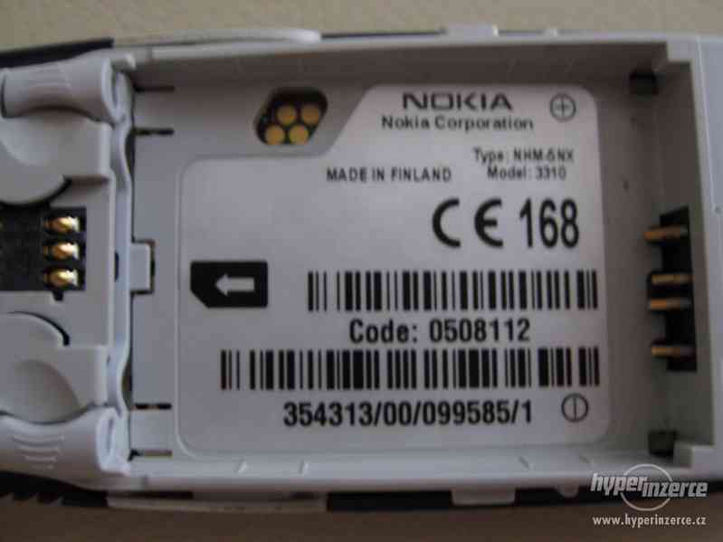 Nokia 3310 - plně funkční telefony z r.2001 - foto 13