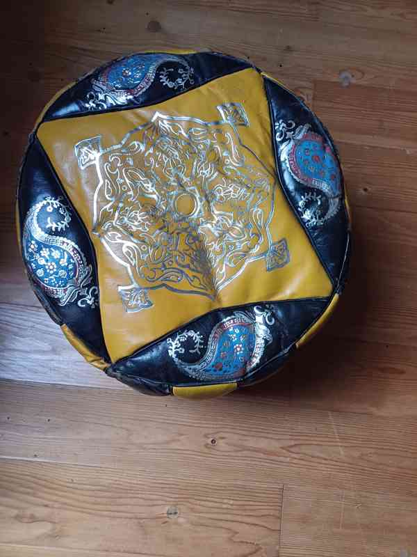 Kožené sedáky Indie a Egypt - foto 4