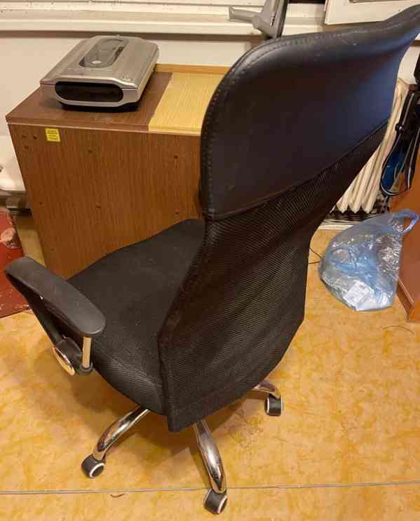 Kancelářská židle černá, Kancelářské křeslo - foto 3