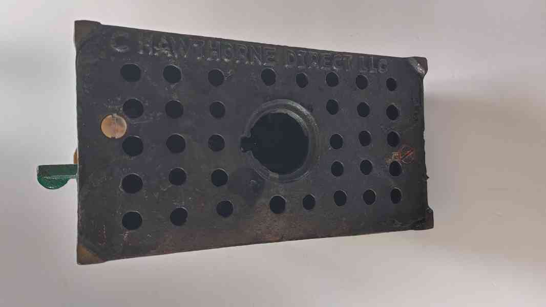 Ručně Malovaná Litinová Pokladnička-Hot Dog Bank,Nefunkční - foto 9