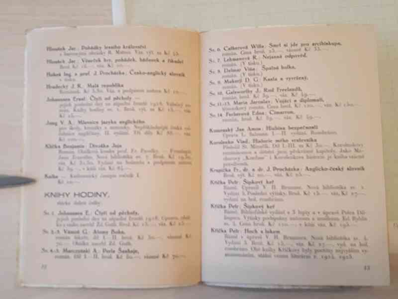  Kvasnička a Hampl - katalog nakladatelství 1931 - foto 3