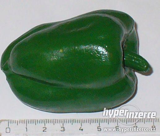 Dekorace zelenina paprika (kapie) malá plast - foto 2