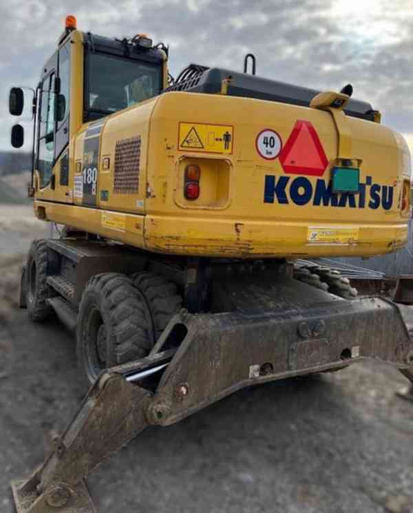 18t bagr opěry Komatsu PW180 bez AdBlue SPZ 3lopaty - foto 3