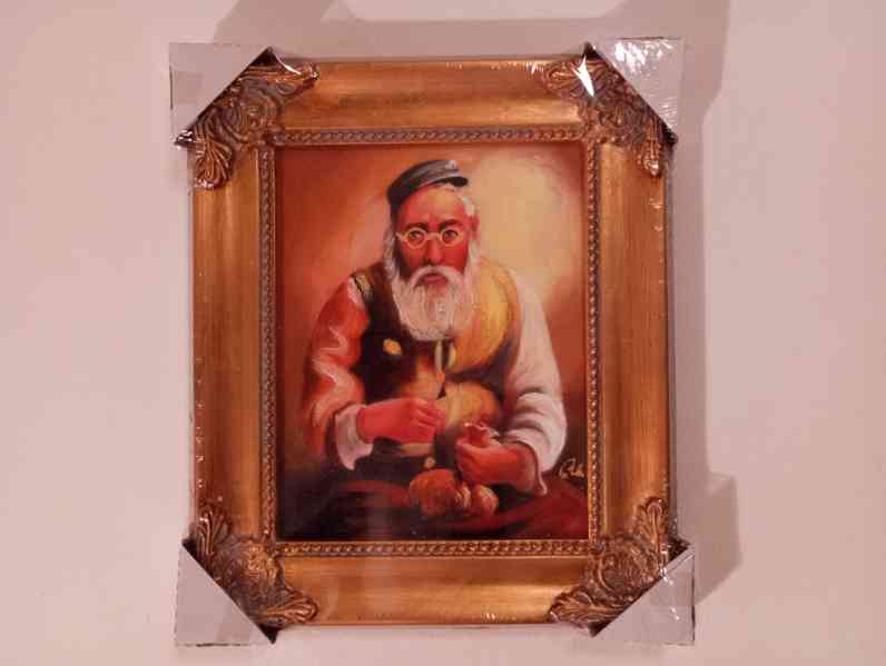 Olejomalba na plátně - zdobený rám 310x260mm - 38 - - foto 2