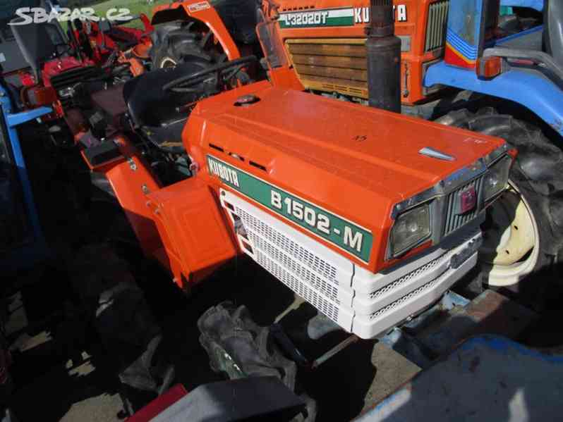 Malotraktor Kubota B1502 M pěkný původní stav - foto 1