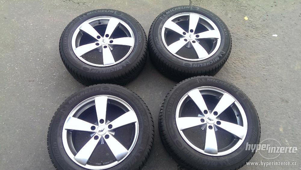 Audi A6 AEZ Wave disky 17" vč. zimní pneu Škoda, VW - foto 1