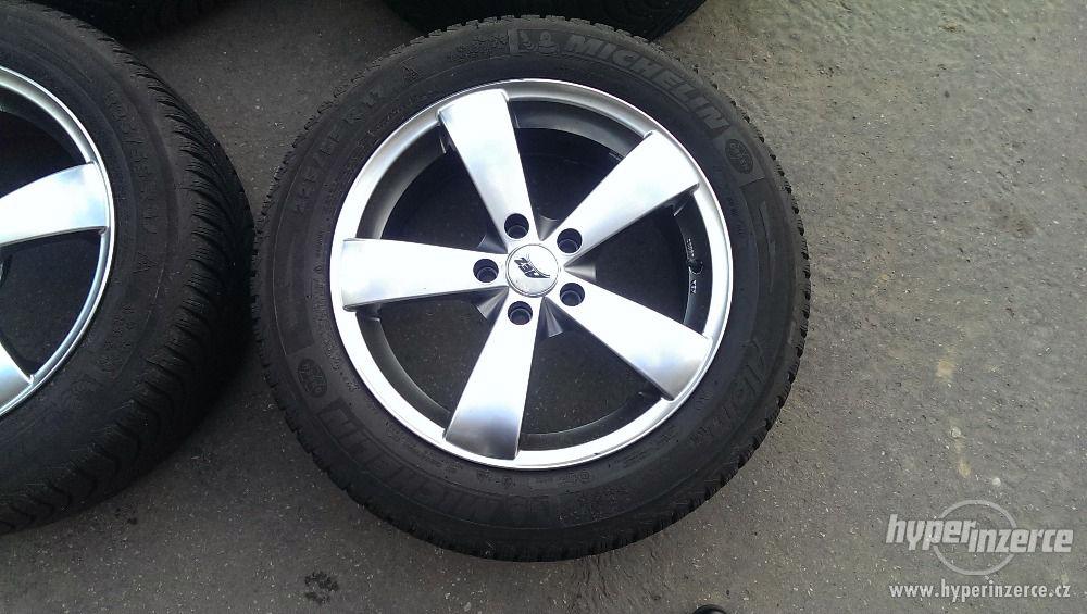 Audi A6 AEZ Wave disky 17" vč. zimní pneu Škoda, VW - foto 3