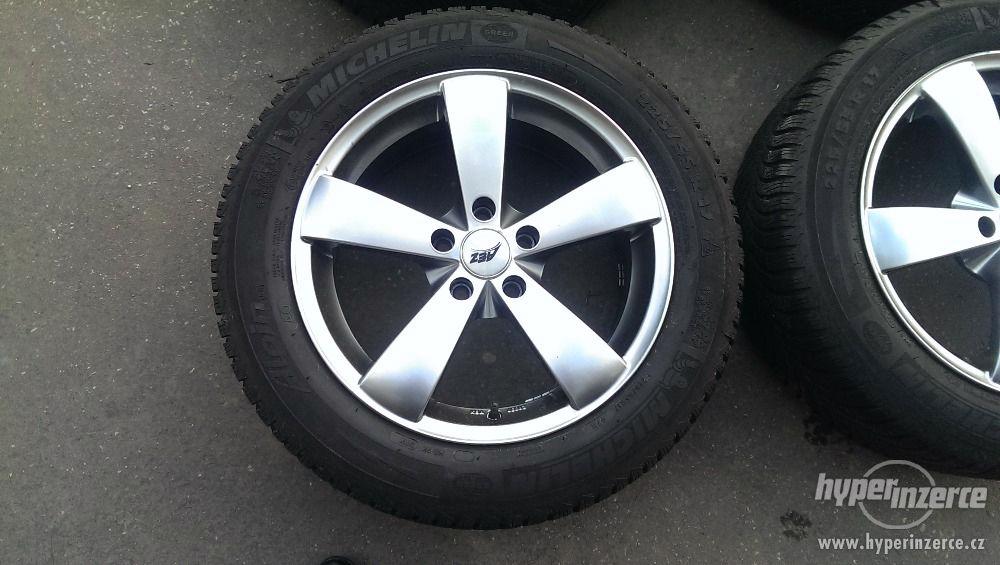 Audi A6 AEZ Wave disky 17" vč. zimní pneu Škoda, VW - foto 6
