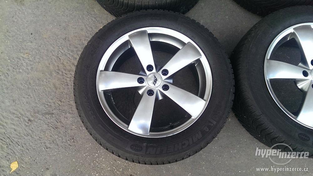 Audi A6 AEZ Wave disky 17" vč. zimní pneu Škoda, VW - foto 7