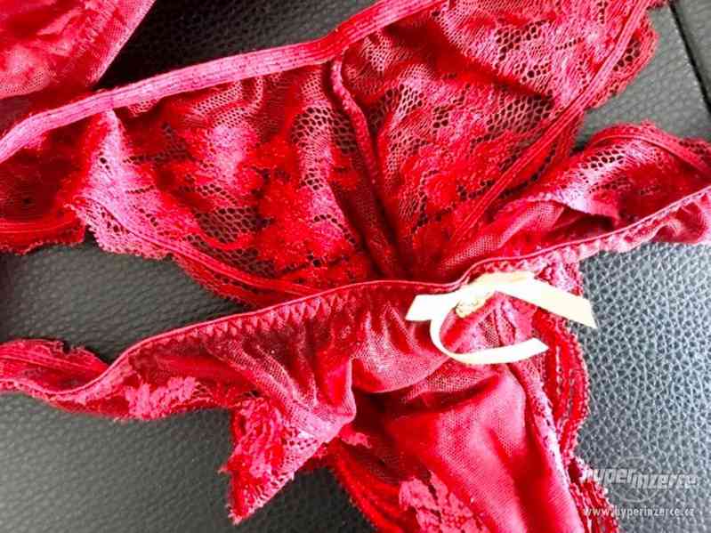 Luxusní set spodního prádla - červená Chantelle - foto 5