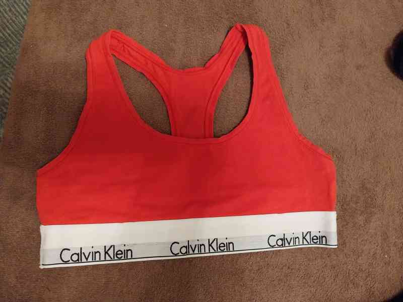 Calvin Klein set dámský červený, vel. M  - foto 3