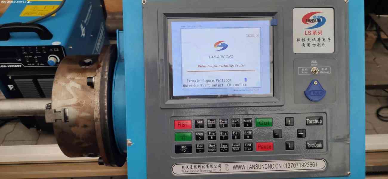 Plazmový řezací stroj pro trubky LANSUN CNC XG32.05 - foto 3