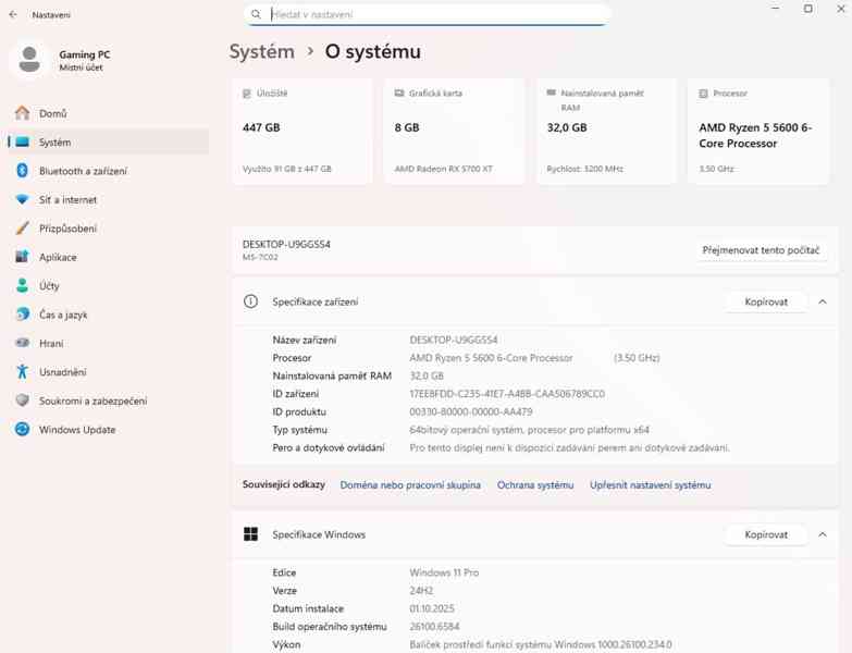 🚀 HERNÍ PC RYZEN 5 5600, 32GB RAM, RX 5700XT NITRO+, SSD 🚀 - foto 8