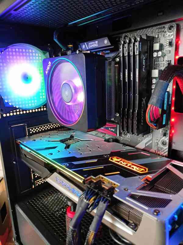 🚀 HERNÍ PC RYZEN 5 5600, 32GB RAM, RX 5700XT NITRO+, SSD 🚀 - foto 3