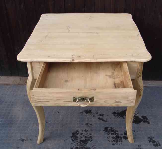 Starožitný stůl + židle - foto 6