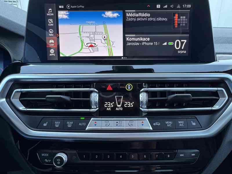 BMW X3 20d LASER, PANO, HUD, 360°, HiFi, kůže, ACC, TOP stav - foto 30