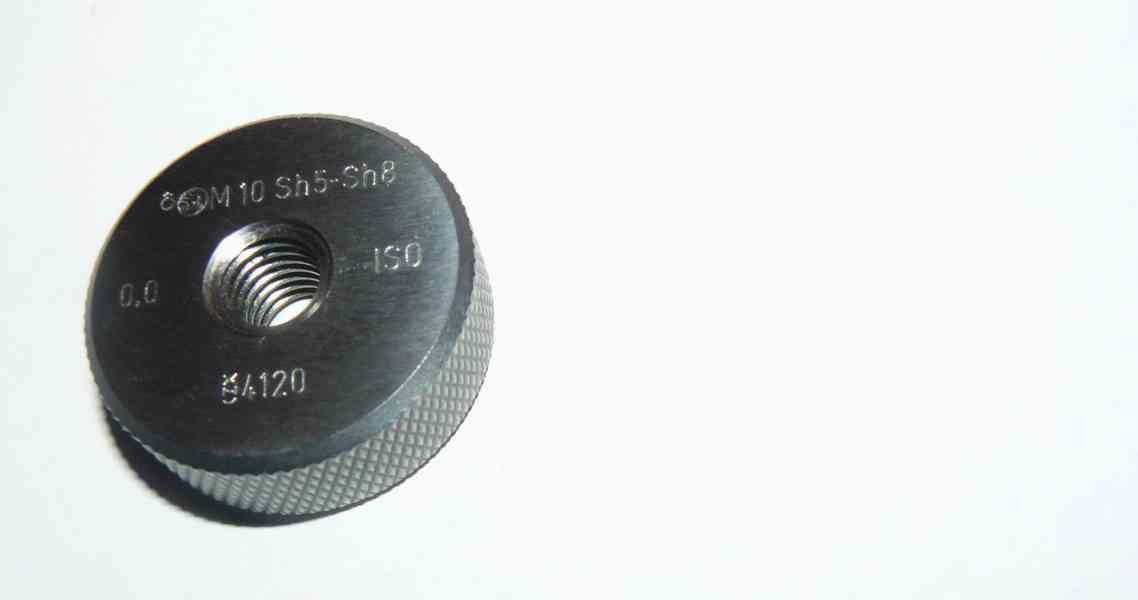 Závitový kroužek mezní M 10 Sh5-Sh8, DOBRÝ (ČR) - foto 2