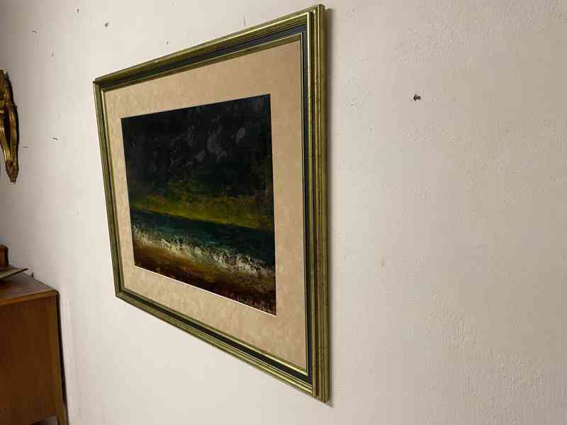 Starožitný obraz - olejová malba - foto 2