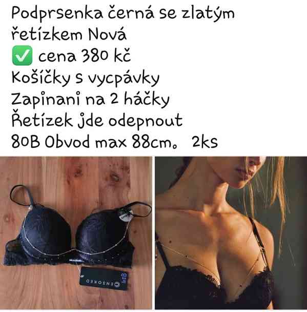 Podprsenky 75B až 85E - foto 3