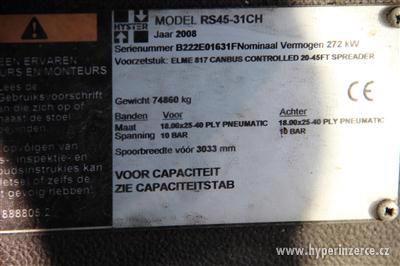 Kontejnerový VZV HYSTER RS 45, 45t, 2008 - foto 4