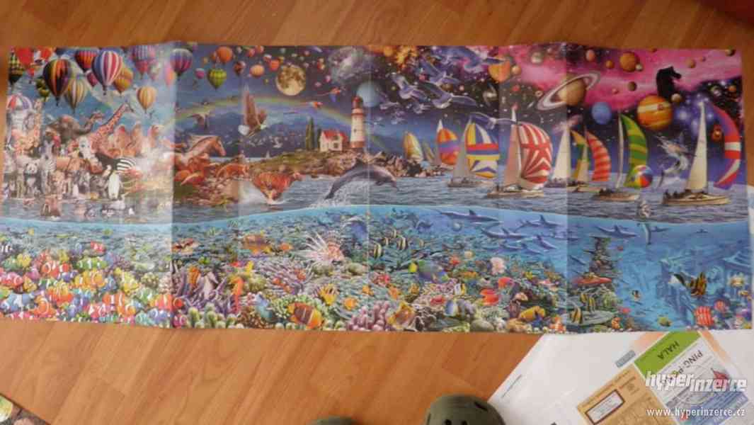 Puzzle 24000, 428x157 cm, složené v krabici, nelepené - foto 5