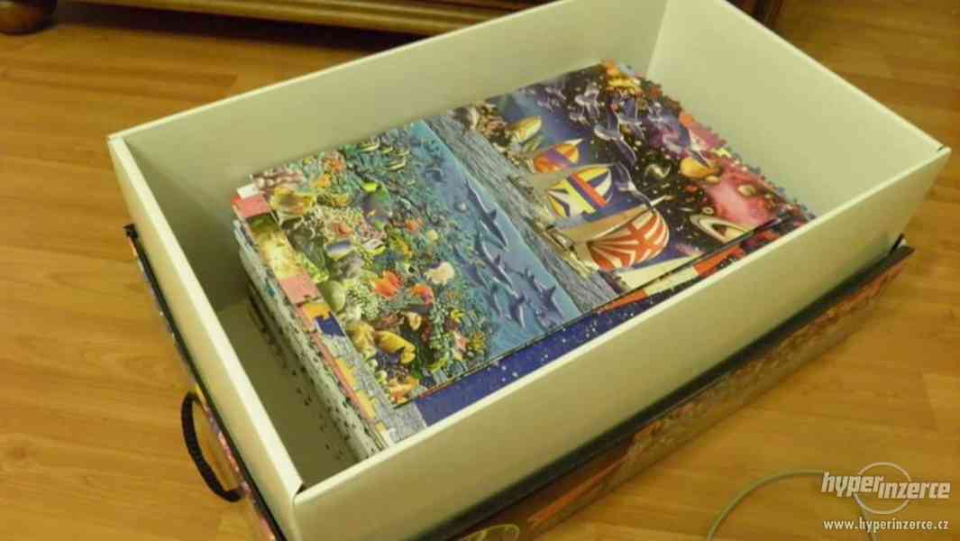 Puzzle 24000, 428x157 cm, složené v krabici, nelepené - foto 10