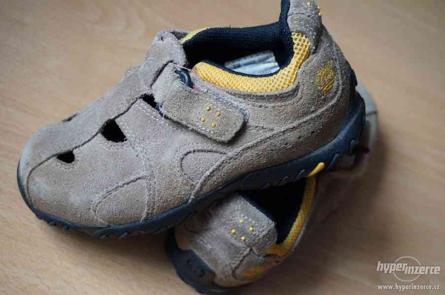 Prodám dětské kožené sandály Timberland, - foto 1