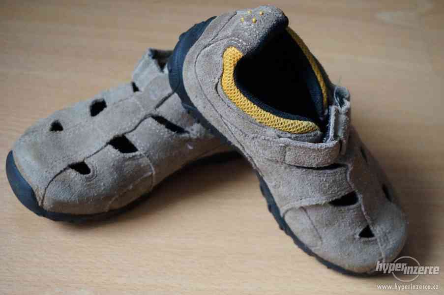 Prodám dětské kožené sandály Timberland, - foto 3