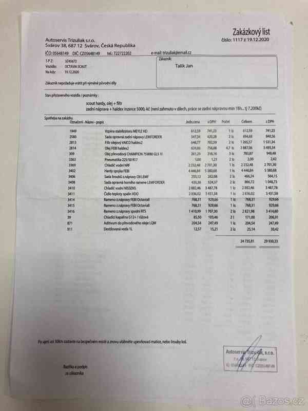 Škoda Octavia 2,0   II scout 4X4 combi tdi - foto 11