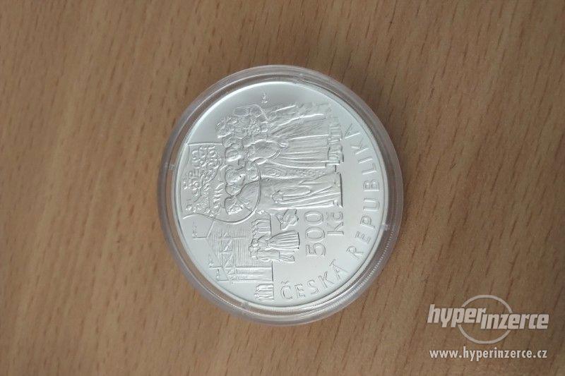 Stříbrná pamětní mince 250.výročí Thám, standard - foto 2