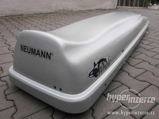 Střešní box, rakev NEUMANN Whale šedý, jako nový - foto 1