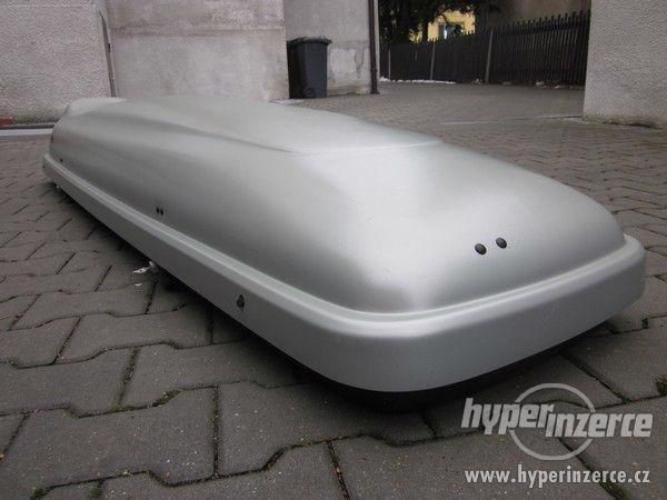 Střešní box, rakev NEUMANN Whale šedý, jako nový - foto 2