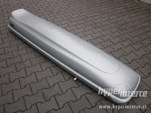 Střešní box, rakev NEUMANN Whale šedý, jako nový - foto 3