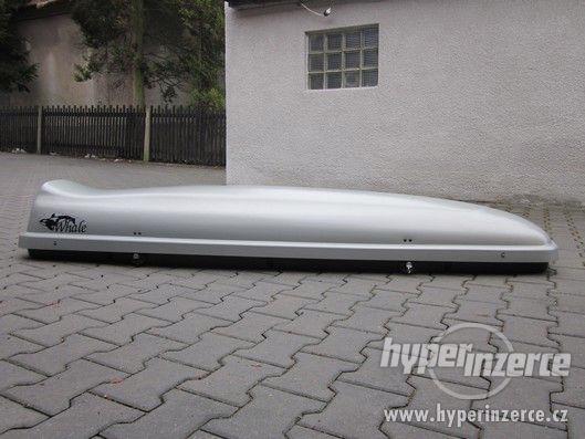 Střešní box, rakev NEUMANN Whale šedý, jako nový - foto 4