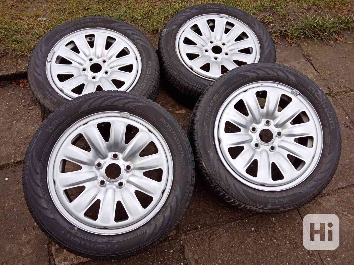 Zimní kola 16ky 5x112 pneu 80% Škoda Vw Seat Audi - dobírka - foto 1